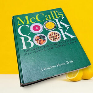 Vintage McCall’s Cookbook 1963 Random House Hardcover Illustrated Recipes